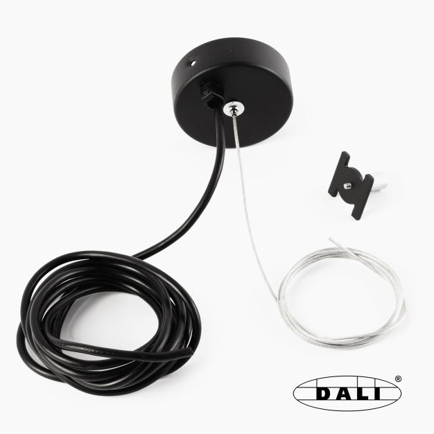 Faro Neso - set de suspension + alimentation - DALI - noir