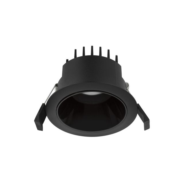 Nova Luce Carpo - spot à encastrer - Ø 100 mm, Ø 90 mm à encastrer - 10W LED incl. - noir