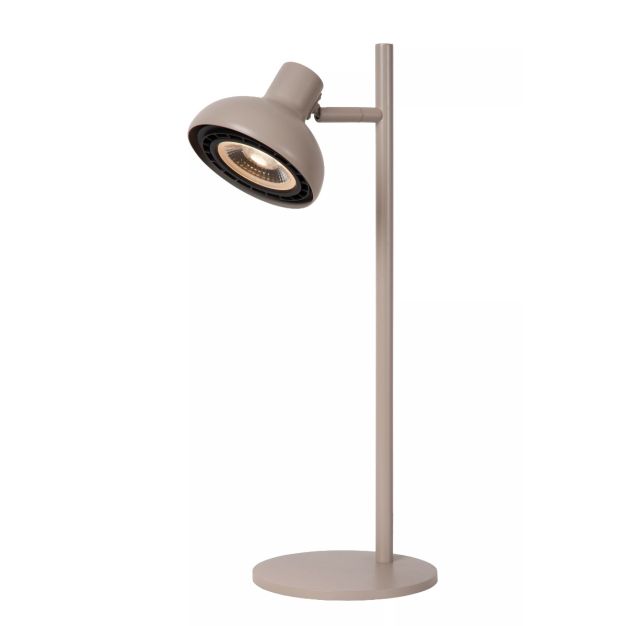 Lucide Sensas - lampe à poser - Ø 18 x 46,7 cm - beige