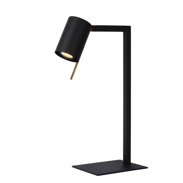 Lucide Lesley - lampe à poser - 48,5cm - noir