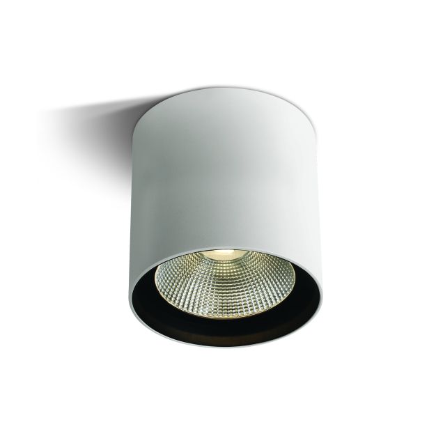 ONE Light COB - spot en saillie - Ø 16 x 18,3 cm - 40W LED incl. - IP65 - blanc