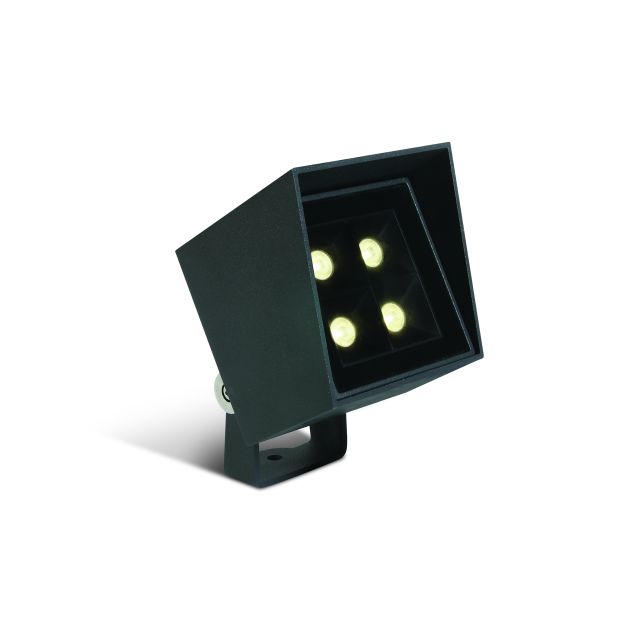 ONE Light Garden Square Spots - spot de sol sur piquet - 8 x 8 x 10 cm - 6W LED incl. - IP65 - anthracite