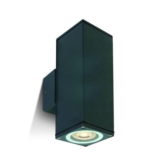 ONE Light GU10 Outdoor Cubes - applique murale d'extérieur - 6,3 x 6,3 x 19,6 cm - IP54 - anthracite