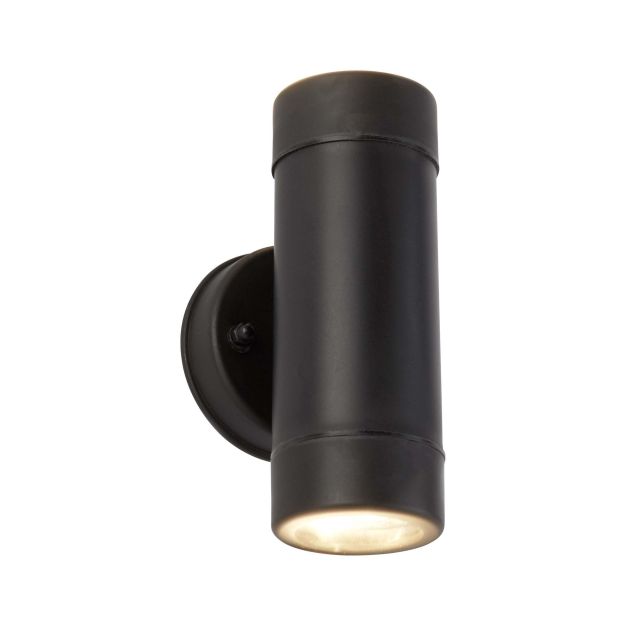 Searchlight Oakham - Applique d'extérieur - 8 x 16 cm - 2 x 3W LED incl - IP44 - noir