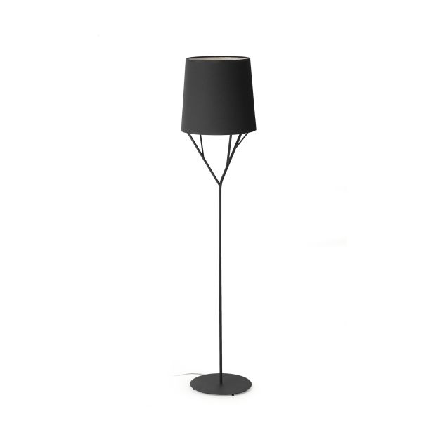 Faro Tree - lampadaire - 167,5 cm - noir mat