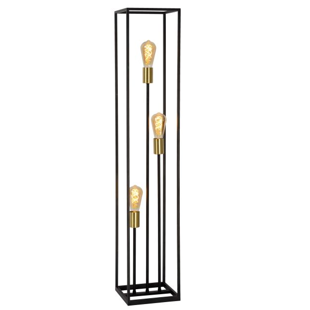 Lucide Ruben - lampadaire - 120 cm - noir