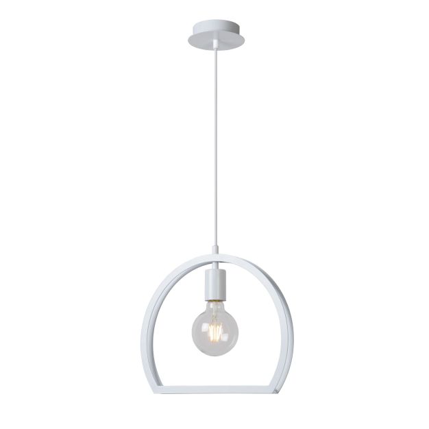 Lucide Contour I - lampe suspendue - 34 x 4 x 163 cm - blanc