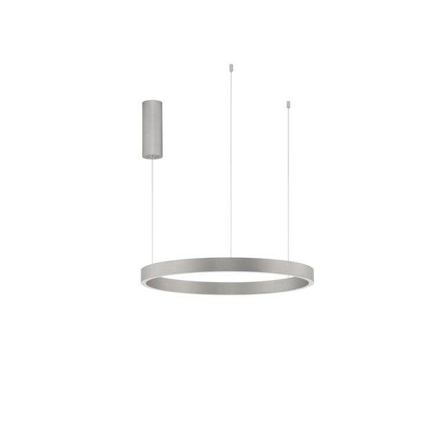 Nova Luce Elowen - lampe suspendue - Ø 60 x 150 cm - 60W dimmable LED incl - silver