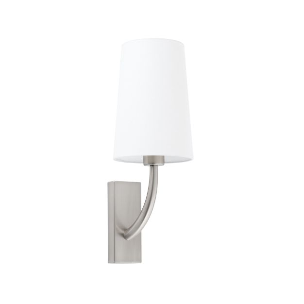 Faro Rem - applique murale - 16,5 x 21 x 47 cm - blanc et nickel mat