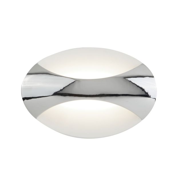 Searchlight Led Wall - applique murale - 21 x 14,5 cm - 6,5W LED incl. - chrome