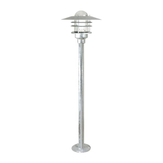 Nordlux Agger - lampe de jardin - Ø 26 x 83 cm - IP54 - acier galvanisé