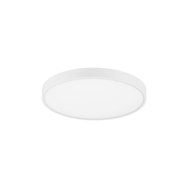 Nova Luce Perfect Profile - plafonnier sur télécommande (excl.) - Ø 60 x 10 cm - 40W LED dimmable incl. - 2700K-6000K - blanc