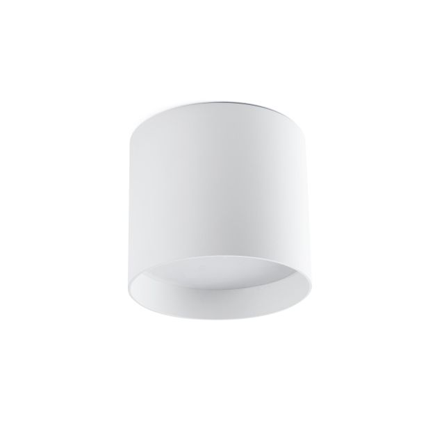 Faro Natsu - plafonnier - Ø 15 x 13,5 cm - 30W LED incl. - blanc mat