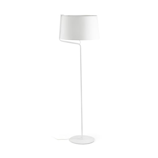 Faro Berni - lampadaire - 151 cm - blanc mat