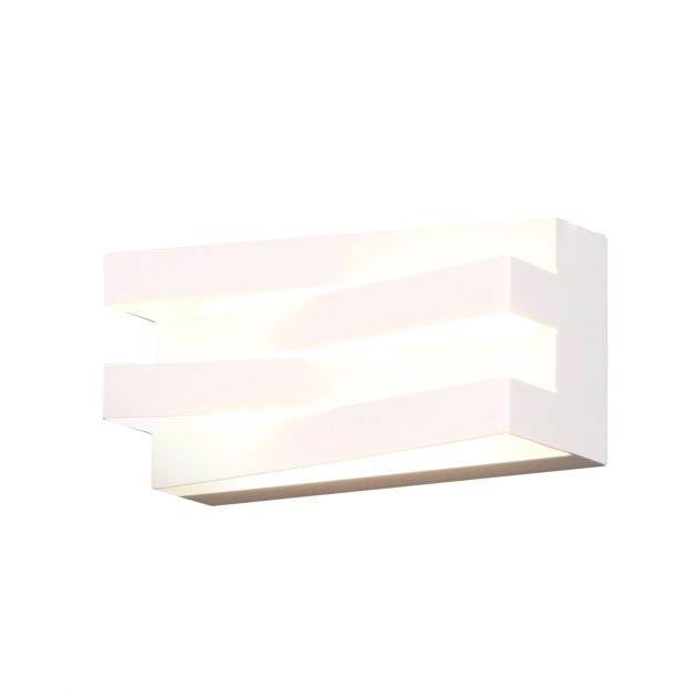 Maxlight Araxa - applique murale - 21 x 9 x 10 cm - 12W LED incl - blanc