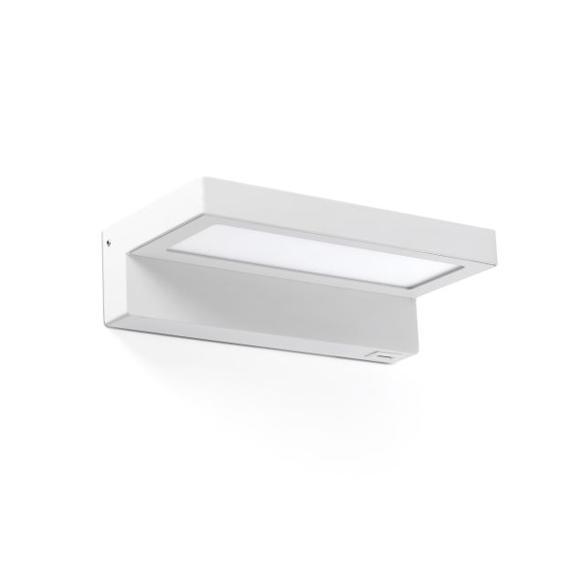 Faro Well - applique murale avec chargeur sans fil et USB - 22,2 x 11 x 6 cm - 7W LED dimmable incl. - blanc mat