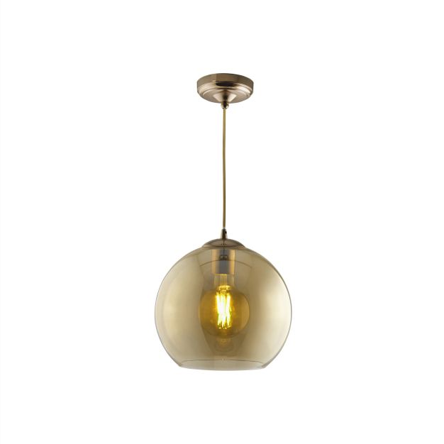 Searchlight Balls - lampe suspendue - Ø 30 x 120 cm - ambre