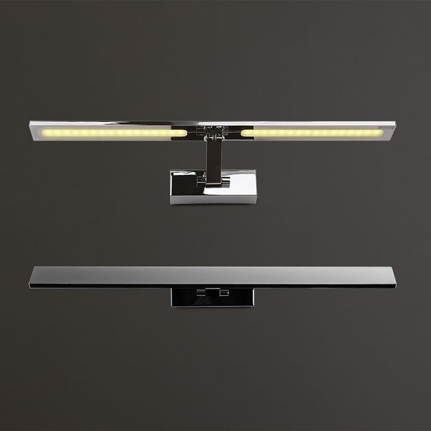 Maxlight Panama - applique murale - 60 x 15 x 5 cm - 16W LED incl - chrome