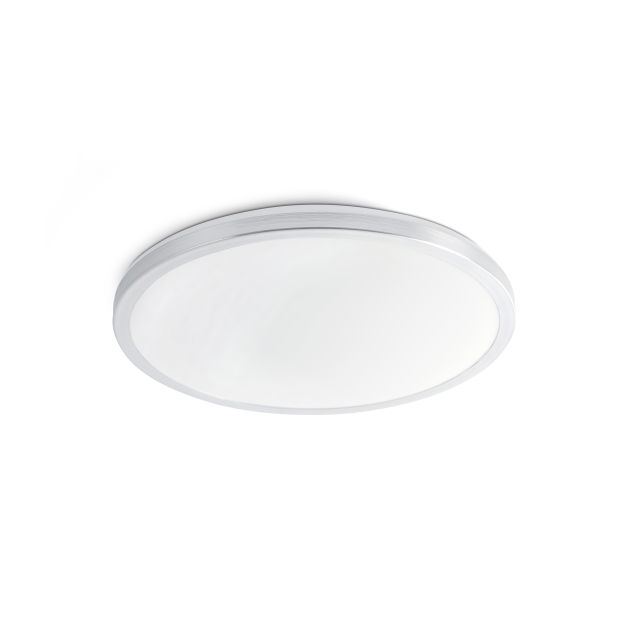 Faro Foro - plafonnier - Ø 36 x 9 cm - 24W LED incl. - IP44 - aluminium