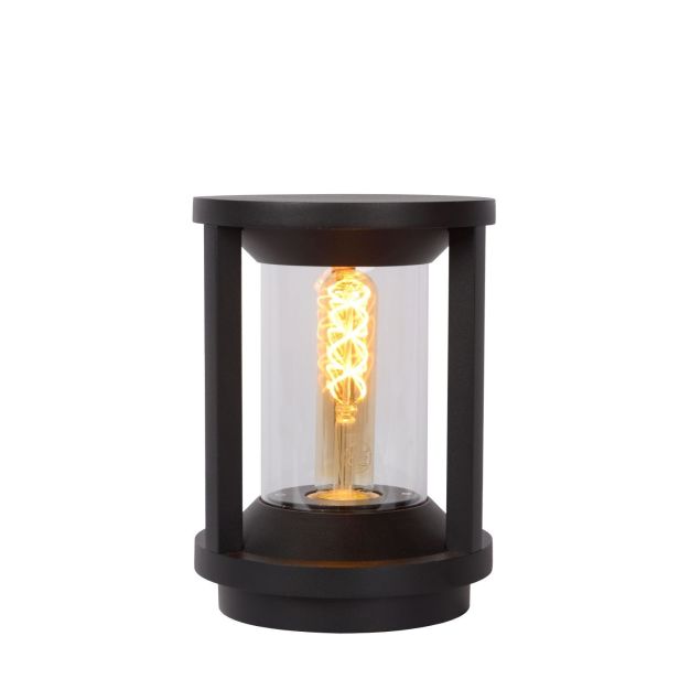 Lucide Cadix - lampe sur pied - Ø 16 x 22 cm - IP65 - noir