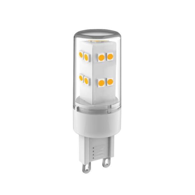 Ampoule LED - 5,7 x 1,8 cm - G9 - 3,4W - 3000K