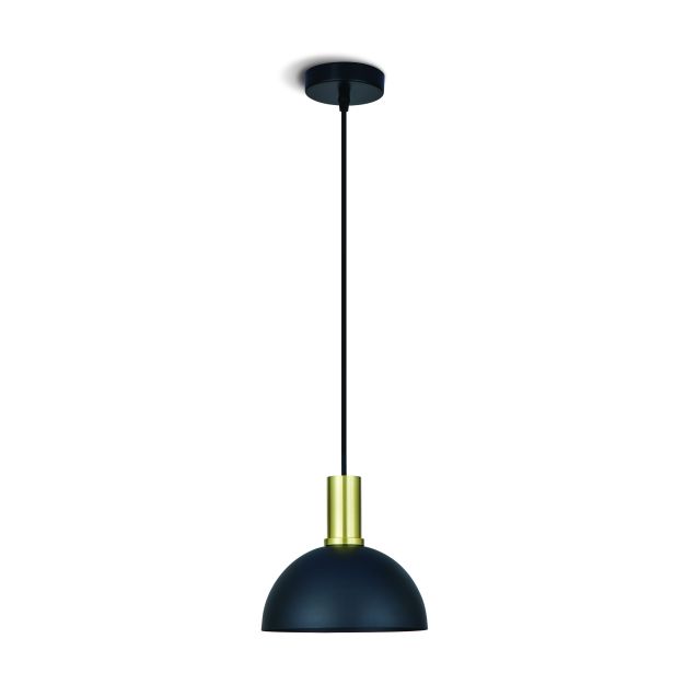 ONE Light E27 Round - lampe suspendue - Ø 20 x 219,5 cm - laiton brossé