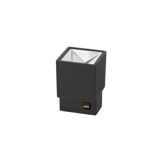 Nova Luce Buxton L - luminaire sur rail magnétique - 3,6 x 3,6 x 5,1 - 2,5W LED incl. - noir