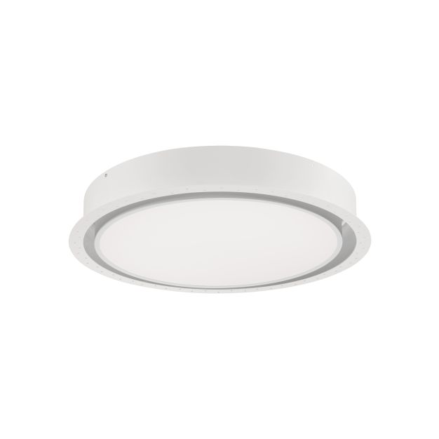 Nova Luce Perfect Profile Trimless - spot à encastrer avec télécommande (excl.) - Ø 600 mm, 670 mm encastré - 40W LED dimmable incl. - 2700K-6000K - blanc