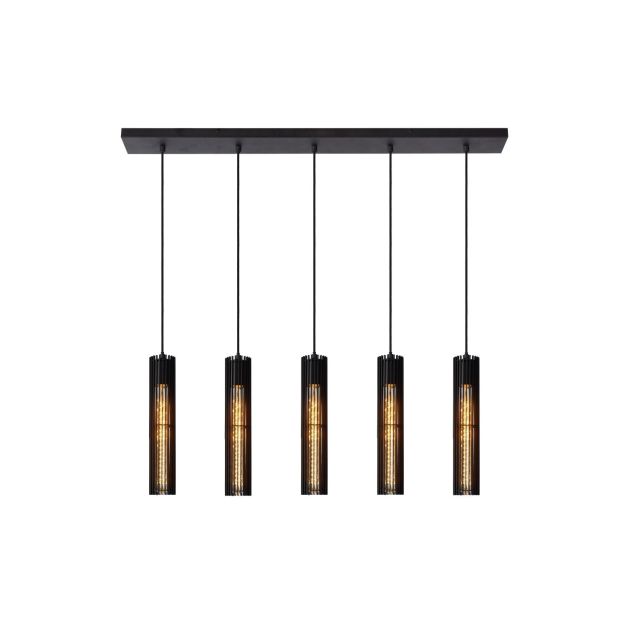 Lucide Lionel - lampe suspendue - 100 x 11 x 180 cm - noir