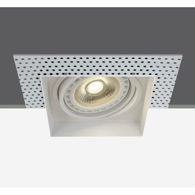 ONE Light R111 Trimless Shop - spot encastré - 210 x 210 mm, 170 x 170 mm format encastré - blanc