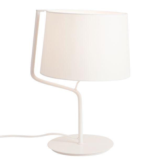 Maxlight Chicago - lampe à poser - Ø 32 x 46 cm - blanc