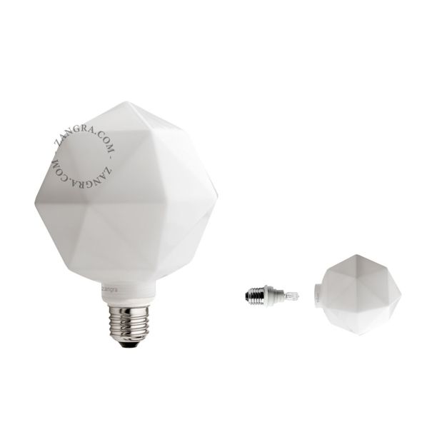 Ampoule LED à filament dimmable - Ø 13 x 13 cm - E27 - 3,5W - 2200K