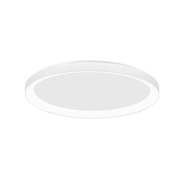 Nova Luce Pertino - plafonnier - Ø 58 x 6 cm - 48W LED dimmable incl. - blanc sable