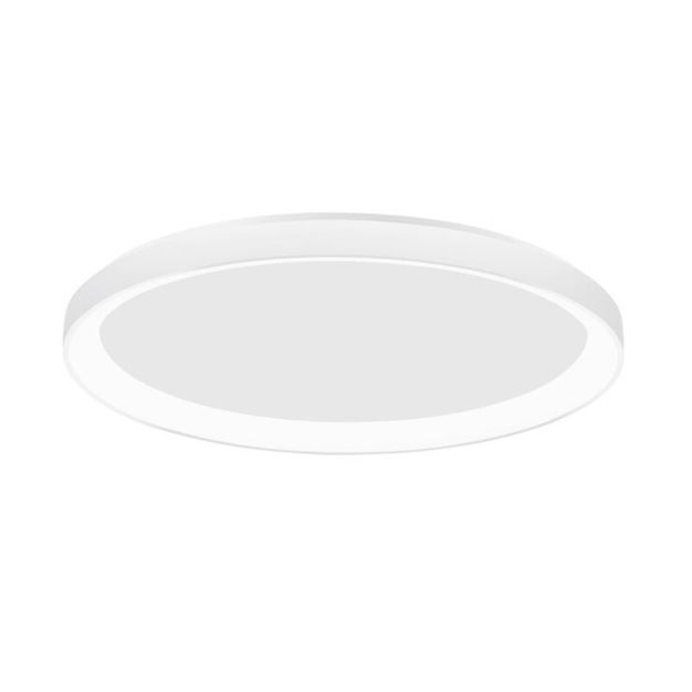 Nova Luce Pertino - plafonnier - Ø 38 x 6 cm - 30W LED dimmable incl. - blanc sable