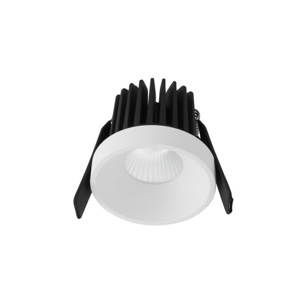 Nova Luce Petit - spot à encastrer - Ø 62 mm, Ø 55 mm à encastrer - 9W LED incl. - IP42 - blanc sable