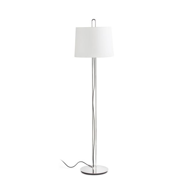 Faro Montreal - lampadaire - 160 cm - chrome et beige