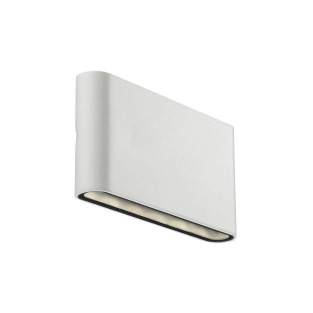 Nordlux Kinver - applique murale extérieure - 17,5 x 9 x 3 cm - 2 x 6W LED incl. - IP54 - blanc