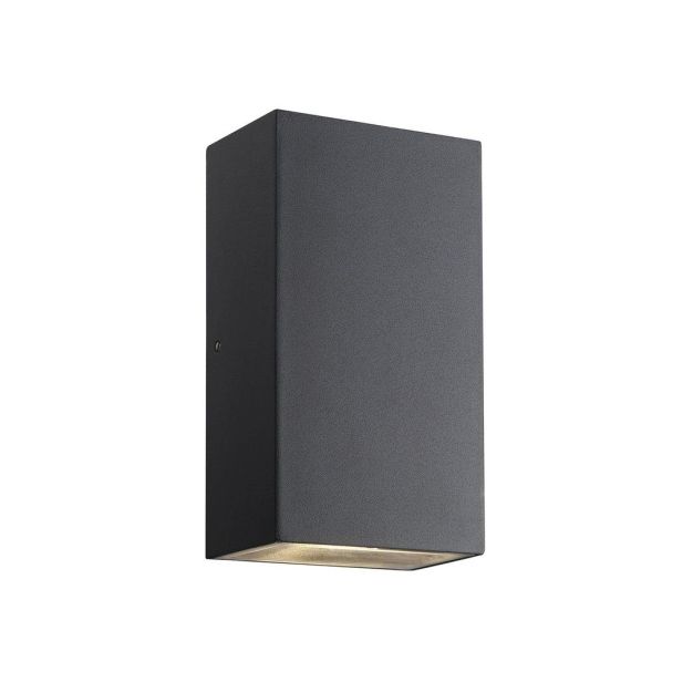 Nordlux Rold Corner - applique murale extérieure - 9 x 16 x 5,5 cm - 2 x 5W LED incl. - IP54 - noir