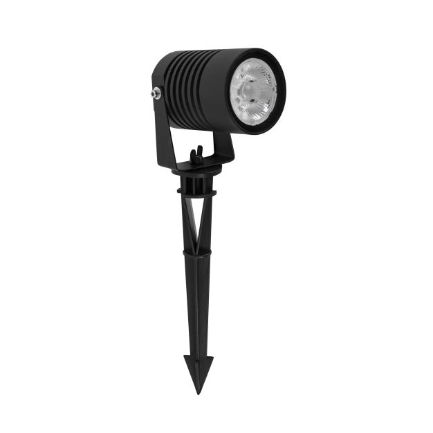 Nova Luce Stake - spot de sol sur piquet - 6,5 x 11 x 35 cm - 10W LED incl. - IP65 - noir