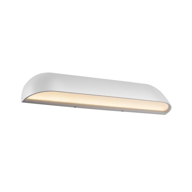 Nordlux Front - applique murale extérieure - 36 x 6,8 cm - 12W LED incl - IP44 - blanc