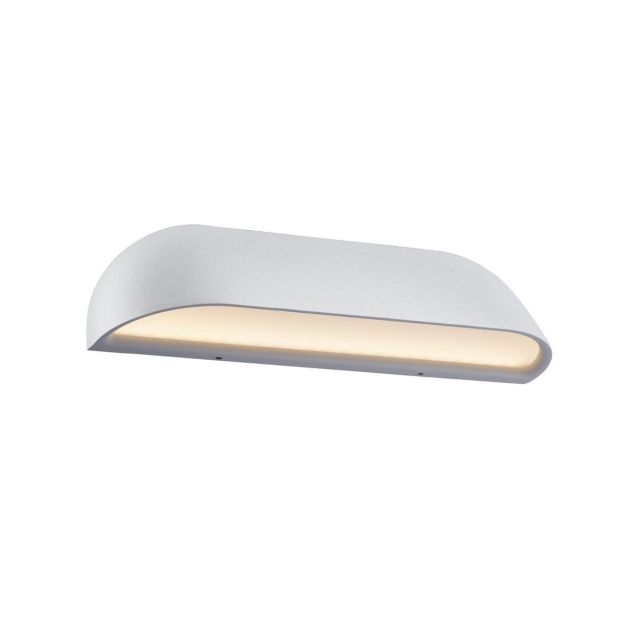 Nordlux Front - applique murale extérieure - 26 x 6,8 cm - 8W LED incl. - IP44 - blanc