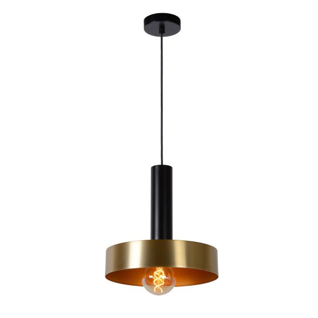 Lucide Giada - lampe suspendue - Ø 30 x 155 cm - or mat