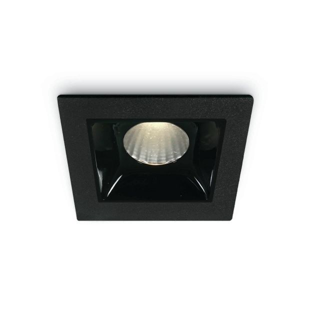 ONE Light Shop Square Boxes - spot encastré - 45 x 45 mm, 36 x 36 mm format encastré - 2W LED dimmable incl. - noir