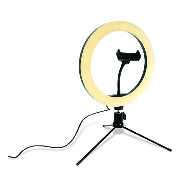 ONE Light Ring Light Stands - Ø 26 x 39 cm - 10W dimmable LED incl - black