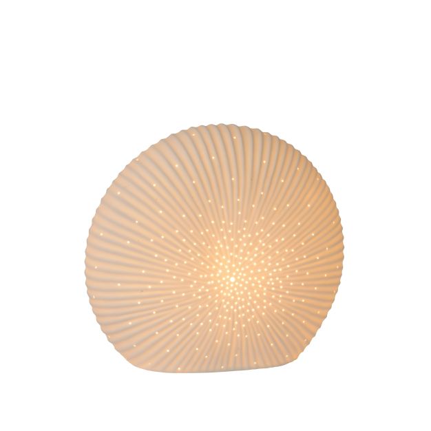 Lucide Shelly - lampe à poser - 26,5 cm - blanc