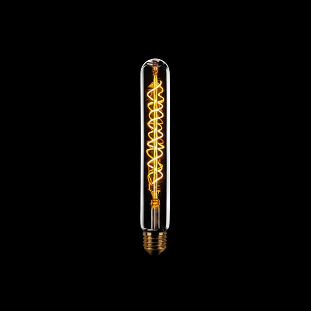 ETH Tube Spiral LED Filament - 18,5 cm - E27 - 8W - 2200K - transparent