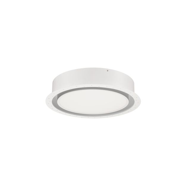 Nova Luce Perfect Profile Trimless - spot à encastrer avec télécommande (excl.) - Ø 400 mm, 475 mm encastré - 24W LED dimmable incl. - 2700K-6000K - blanc