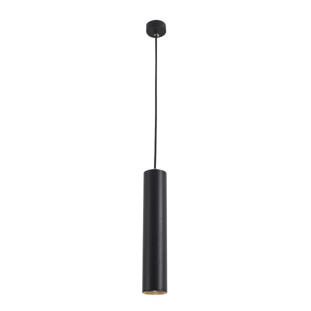 Nova Luce Gia - lampe suspendue - Ø 6 x 170 cm - noir