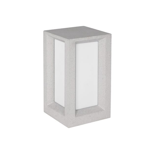 Nova Luce Castro - lampe de jardin - 20 x 20 x 35 cm - IP65 - blanc