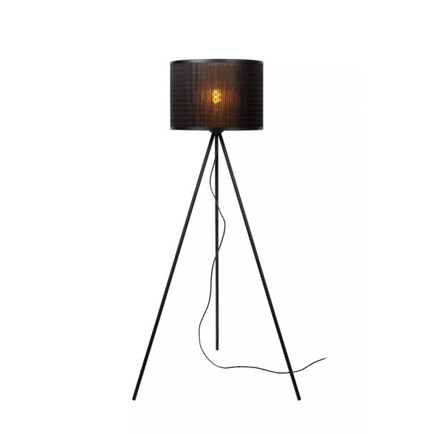 Lucide Tagalog - lampadaire - Ø 55 x 142 cm - noir